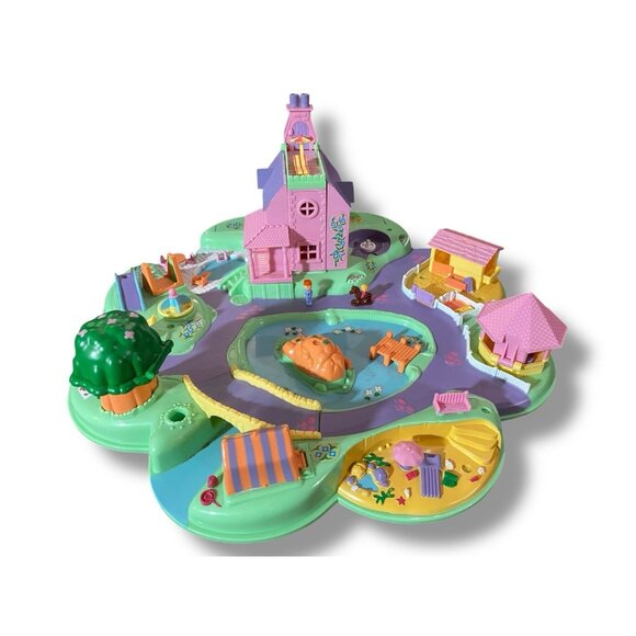 Bluebird Toys Other - Polly Pocket Vintage 1991 Polly's Dream World Playset Bluebird Toys w 2 Figures